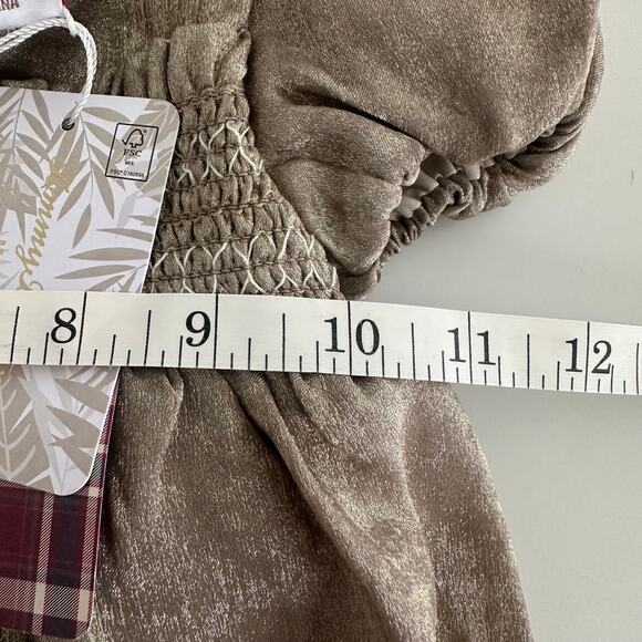 NWT Tommy Bahama Kids 3 Piece Dress, Tights and Bow Set Size 24 Months - Picture 4 of 8